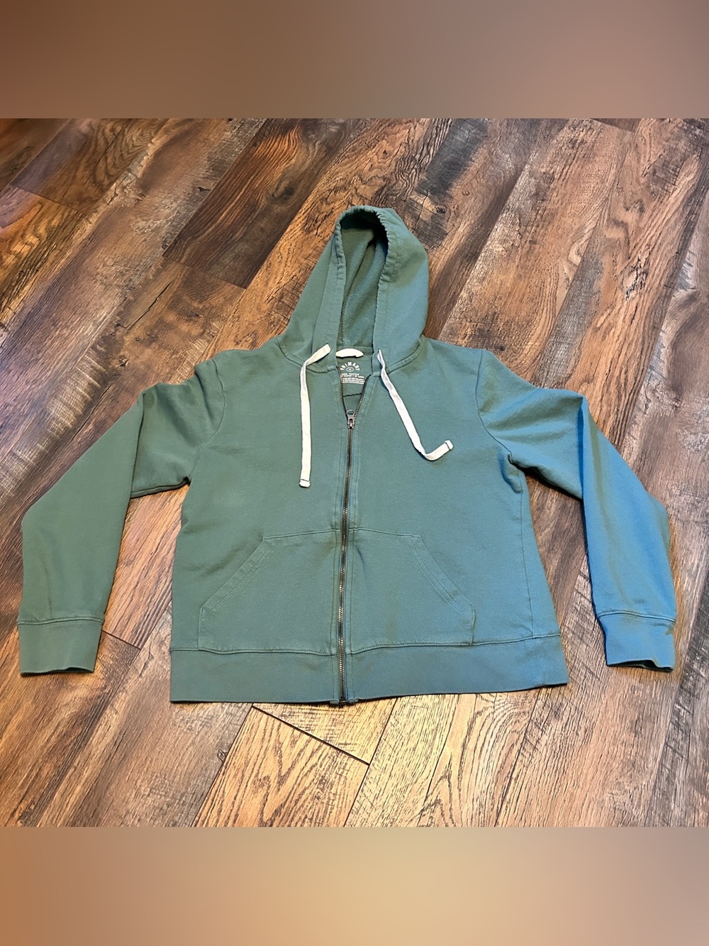 ~*~ Primary.com Women’s fit Adult 24/7 Zip Hoodie Sunwashed Teal M ~*~